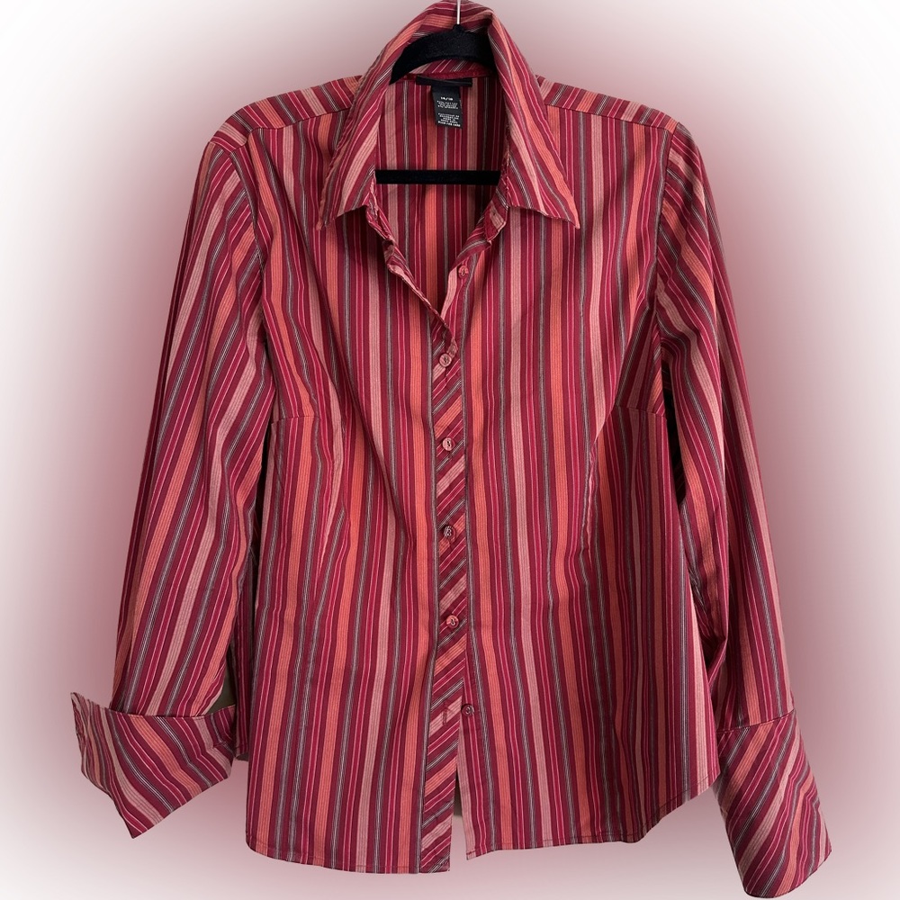 Plus size button down shirt